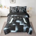 thumbnail image 2 of YST Video Game Bedding Set, 7-Piece, Queen, Black and Grey, 2 of 4