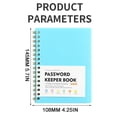 thumbnail image 3 of Password Book Spiral, Furenl Password Book with Alphabet Labels – Secure Log for Internet Addresses and Passwords, 3 of 5