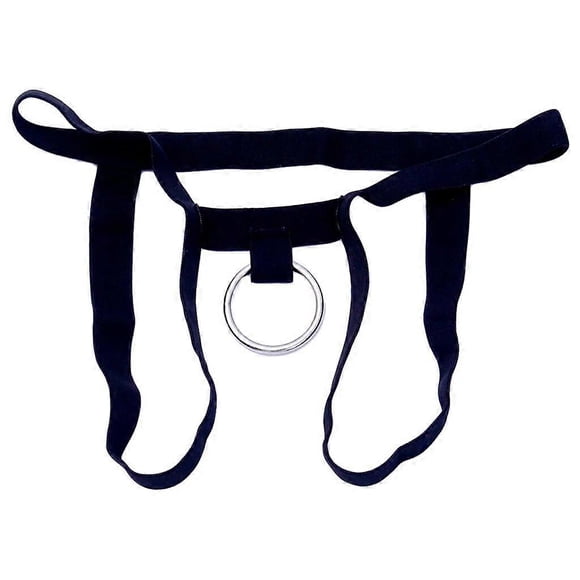 Sexy Mens G-string Underwear Hollow Ring Pouch Jockstrap Men Thong Briefs Gay Underwear Tanga Hombre Black
