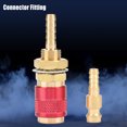thumbnail image 3 of M6 Gas Water Quick Connector, Fast Connection M6 Hose Fitting,  Brass, Wear Resistant, Durable, for MIG TIG Welder Torch, 3 of 7