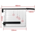 thumbnail image 3 of 1Set Office Paper Shredder with Abs Plastic for Home Users 32.00X27.00X4.00CM, 3 of 5
