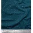 thumbnail image 1 of Soimoi Poly Georgette Fabric Stars Shirting Decor Fabric Printed Yard 42 Inch Wide, 1 of 3