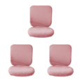 thumbnail image 3 of Baohd Computer Chair Cover Swivel Chair Cover Rotating for Chair Pink Backrest + Cushion Cover 3Set, 3 of 6