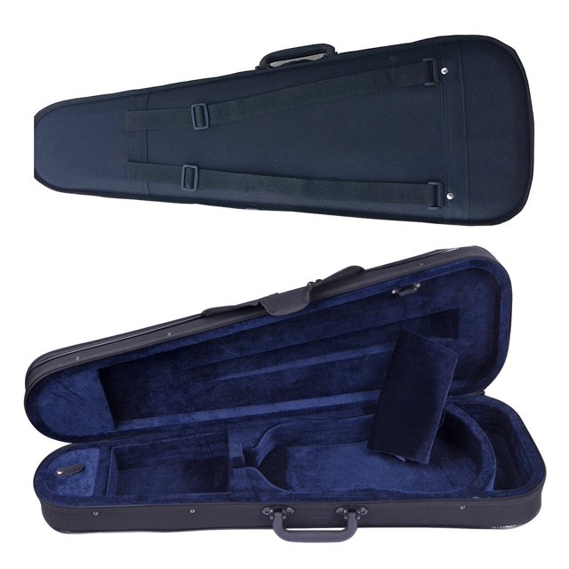 Vio Music® Étui Rigide pour Violon/alto à Suspension Ultralégère de Forme Triangulaire Professionnelle (4/4)