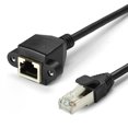 thumbnail image 3 of 0.6m Male To Female RJ45 Ethernet Internet Network Male To LAN Extension Cord Cable RJ45 Shielded Cable, 3 of 6