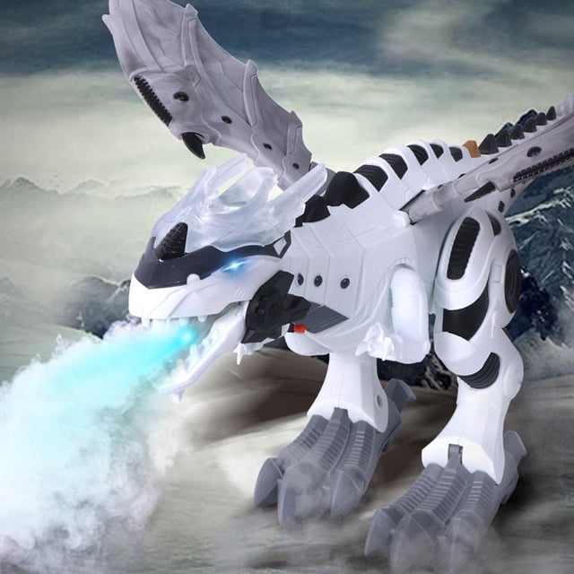 Children's Dinosaur Light Concert Walk Will Be Called Mechanical Dinosaur Model Toy With Spray Effect