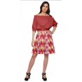 thumbnail image 1 of Moomaya Jupe Courte Plissée en Coton Imprimé Mini pour Femmes Vêtements Décontractés, 1 of 6