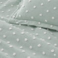 thumbnail image 2 of Ensemble de housse de couette à texture à pois Swift Home, literie douce toutes saisons avec fermeture éclair, king, bleu brume, 2 of 5