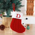 thumbnail image 3 of zanvin Christmas Decor, Cute Letters Christmas Stocking Decoration Christmas Tree Pendant Christmas Style Wool Knitted Socks Decoration Props, Christmas Gifts, 3 of 3