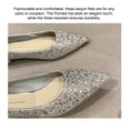 thumbnail image 2 of fastboy 2 Pcs Chaussures Époustouflantes Cuir Texture Riche Chaussures Résistantes à l'Usure pour Mocassins Lot de 2/lot Chaussures Confortables pour Cour champagne 39.1, 2 of 6