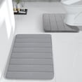 thumbnail image 4 of Sokhug Rugs Clearance Bathroom Rugs Sets 2 Foam Bath Mat for Toilet Soft Absorbent Bath Rugs Non-Slip Thick Machine Washable, 4 of 8