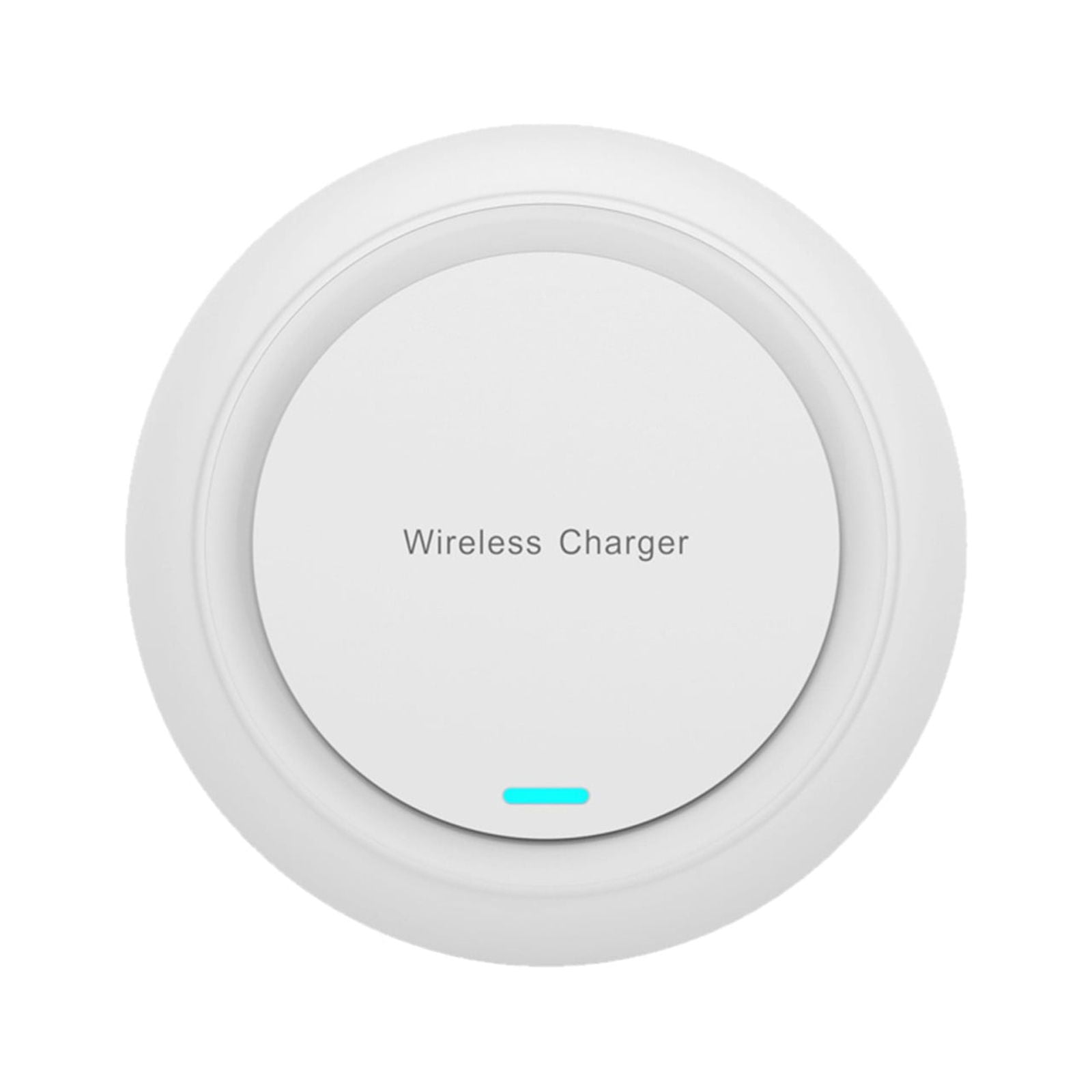 15W Round Wireless Charger Intelligent and Safe for Mobile Devices