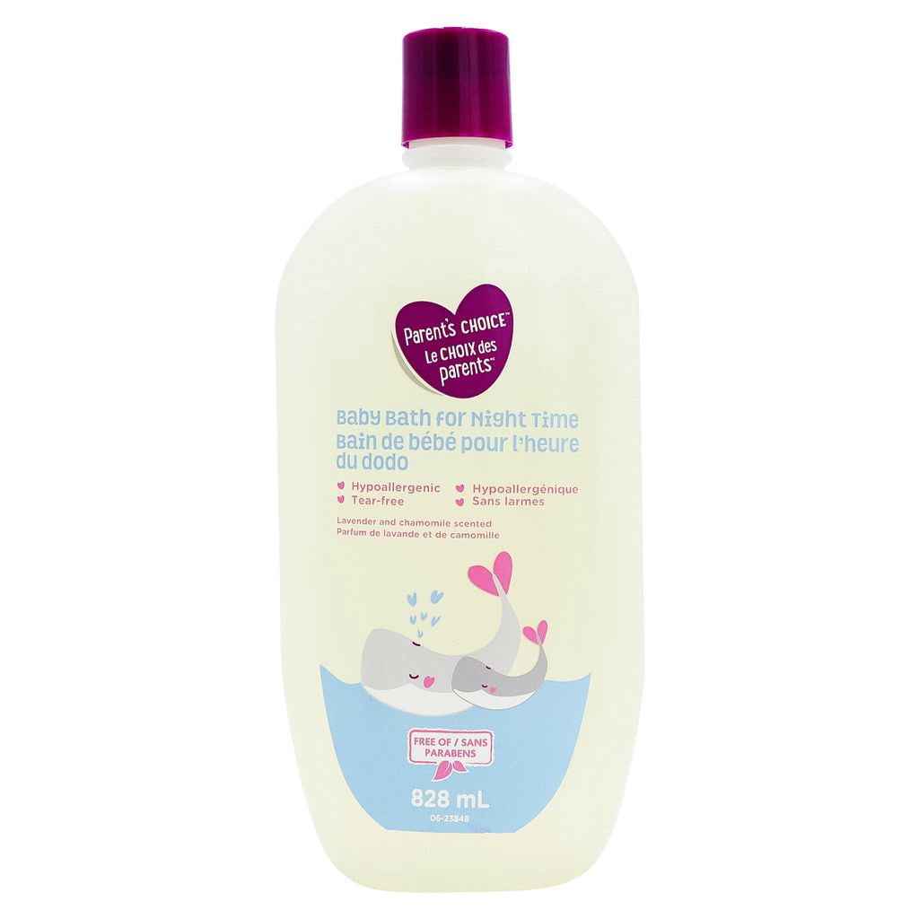 Parents Choice Bain de bebe pour l'heure du dodo, 828ml