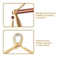 thumbnail image 3 of Sunnydaze Caribbean Style Extra Large Hanging Rope Hammock Chair Swing for Backyard and Patio - Tan, 3 of 10