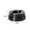 thumbnail image 4 of 70mm Stee Wheel Adapter Plate, Aluminum Alloy, for Logitech , Spare Parts, Replace Accessories Racing Car Modification , Black, 4 of 8