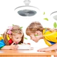 thumbnail image 5 of Chmadoxn Home Appliances Ceiling Fan With Lights, Enclosed Low Fan Light, Ceiling Light With Fan, Hidden Fan With E27 Lamp Ceiling Fan, 5 of 5
