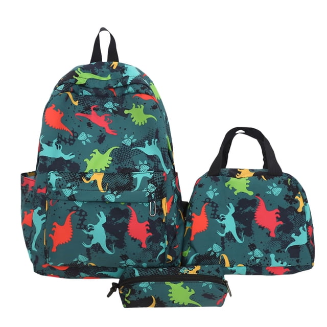 Children's Backpack Set 3-Piece With Pencil Case And Lunch Bag For Grades 1-3 900D Polyester Material With Laptop Compartment