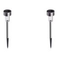 thumbnail image 3 of jesticaly 2 Pcs Lampe de Pelouse Solaire en Acier Inoxydable IP44 pour Jardin Extérieur Chemin Paysager Blanc Chaud 2Ensemble, 3 of 6