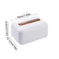 thumbnail image 3 of TopLLC Closet Organizers and Storage, Organization and Storage Paper Towel Boxes High End Living Room Plastic Tabletop Paper Boxes Restaurant Napkins Paper Box Storage Plastics tissue casket, 3 of 6