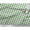 thumbnail image 1 of Soimoi Green Rayon Fabric Window Pane Check Print Sewing Fabric Yard 42 Inch Wide, 1 of 3