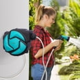 thumbnail image 2 of Outsunny Hose Reel, 33 ft Retractable Garden Hose Wall Mounted, Dark Grey, 2 of 9
