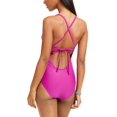 thumbnail image 2 of Bar III Maillot de Bain une Pièce à Dos Croisé Petit, Rose, 2 of 3