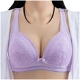 thumbnail image 1 of Besolor Bras for Women Button Front Closure Wireless Full Coverage Underwear Cozy Breathable Liftup Bralettes, 1 of 5