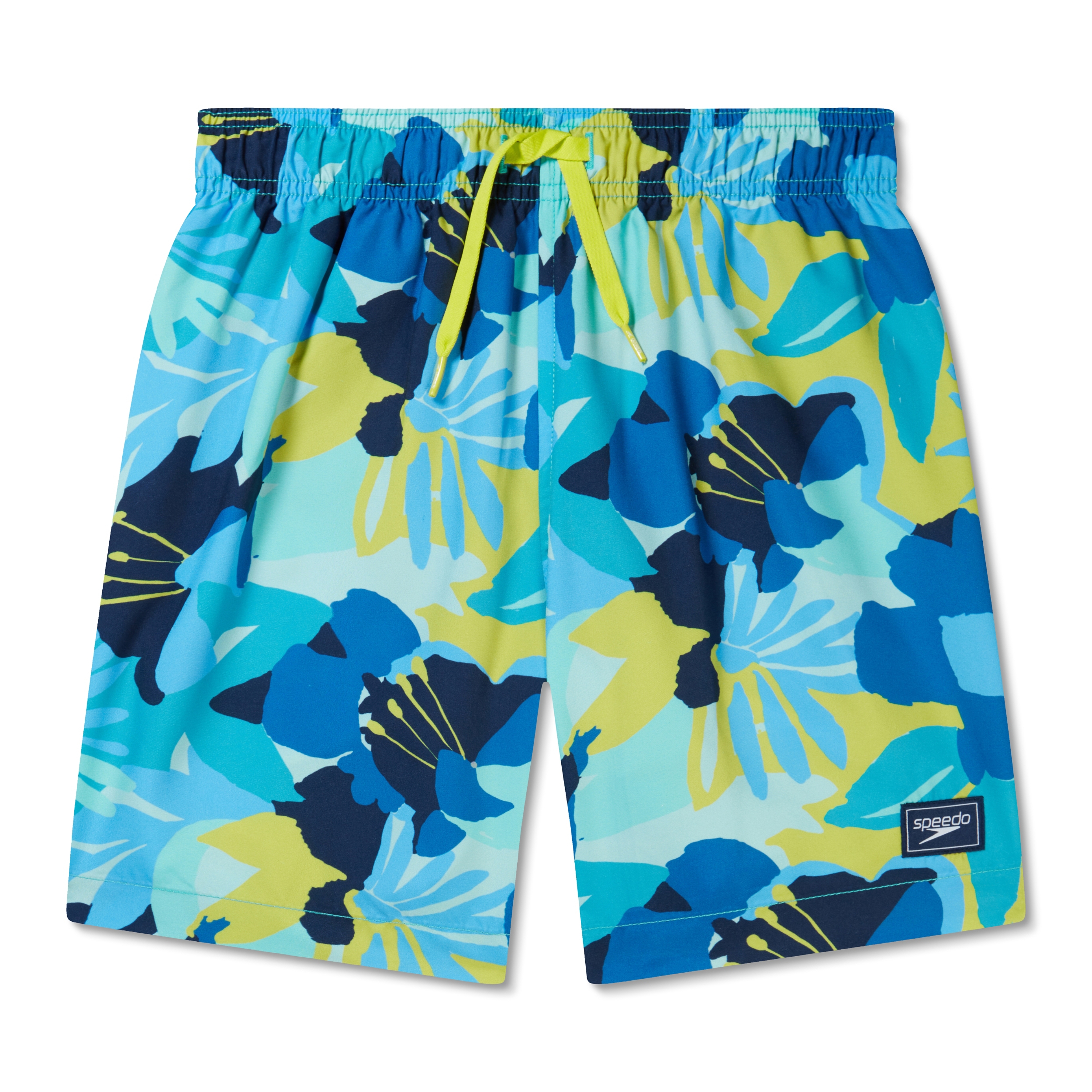 Speedo Short de Bain Garçon Protection UV Mi-Longueur Imprimé Redondo - Lime Amère, Taille g