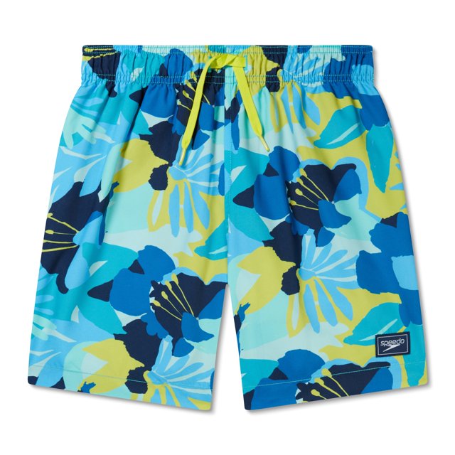 Speedo Short de Bain Garçon Protection UV Mi-Longueur Imprimé Redondo - Lime Amère, Taille g