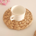 thumbnail image 2 of Woven Placemats, Round Placemats,Rattan Placemats,Round Woven Placemats Set, Heat-Resistant/Non- Dinner Plates, 6PCS, 2 of 5