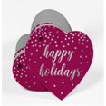 thumbnail image 3 of Inkdotpot Real Silver Foil Happy Holiday Tag Favor Hang Paper Tag 50 Pieces, 3 of 6