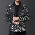 thumbnail image 1 of DecSea Men's Blazer Premium Stretch Classic Fit Sport Coat Suit Jacket, 1 of 7