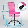 thumbnail image 4 of BestOffice Computer Desk Chair, Adjustable Swivel Task Chair for Home & Office, Pink, 4 of 7