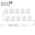 thumbnail image 1 of Mirror Lamp USB Makeup Light 2/6/10/14Bulbs for Makeup Mirror Dressing Table Bathroom Wall ,Widely Use, 1 of 7