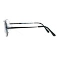 thumbnail image 4 of SA106 Rectangular Metal Frame Multi 3 Focus Progressive Reading Glasses Gunmetal +1.5, 4 of 4