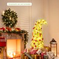 thumbnail image 2 of Costway 5 FT Bendable Christmas Tree with 216 Branch Tips, 80 Warm White LED Lights, 2 of 10