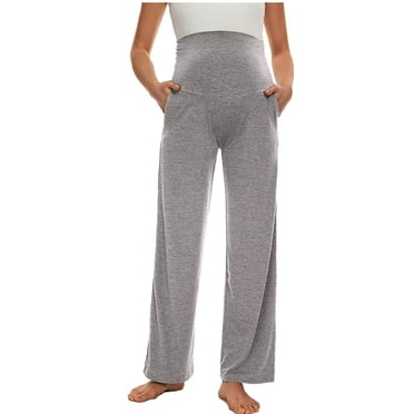 zanvin Maternity Clothes, Spring And Summer New Pregnant WomanThin Solid Mother Casual Comfortable Elastic Full Length Pants, Birthday Gifts