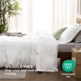 thumbnail image 3 of BEDSURE White Duvet Cover Full Size - Soft Prewashed Full Duvet Cover Set, 3 Pieces, 1 Duvet Cover 80x90 Inches with Zipper Closure and 2 Pillow Shams, 3 of 6