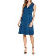 thumbnail image 1 of Anne Klein Spruce Women's Jacquard Fit and Flare Dress, 1 of 1