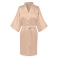 thumbnail image 3 of Yuyuzo Womes Robes Casual Summer Wedding Shower Bride Bridesmaid Bathrobe Spa Loungewear Party Sleepwear with Belt, 3 of 6