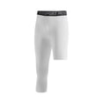 thumbnail image 1 of One Leg Compression Tights Full Length for Basketball Single Leg Long Pants Sports Base Layer Leggings Black L, 1 of 6