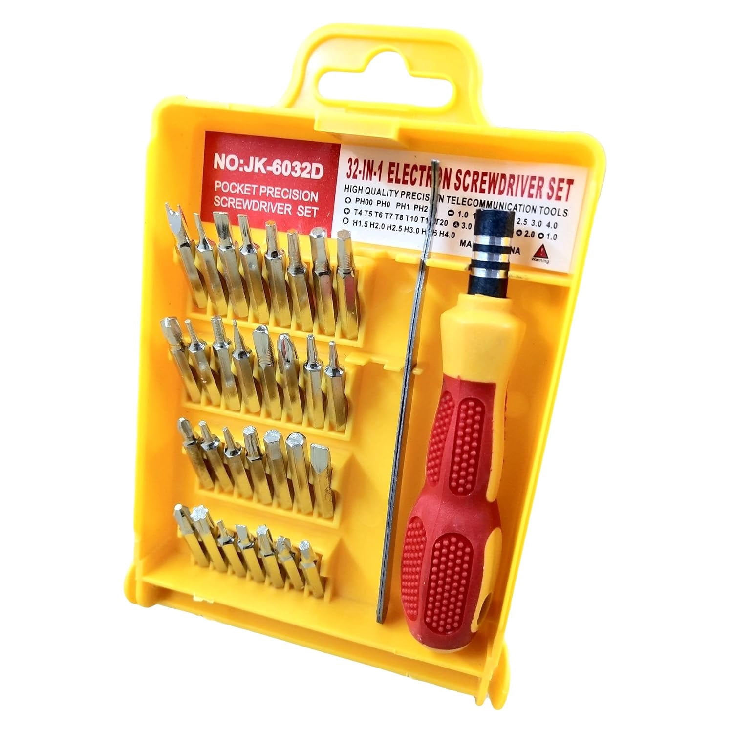 Screwdriver Set, Steel 32 In 1 With 32 Screwdriver Bits | Professional Magnetic Driver Set, For Pc, Household, Furniture, Tablet, Game Console & Electronic Devices Repair Tool | Tool Kit