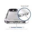 thumbnail image 4 of onn. iPhone 16 Pro Max Rugged Phone Case with Smartport Protection, Clear, 4 of 8
