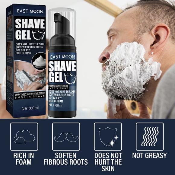 Mareep Men'S Shaving Cream Clean Beard Beard Hair Removal Cream Removal Cream Beards Depilatory Cream 60m