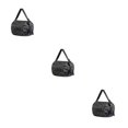 thumbnail image 1 of Wweixi Polyester Foldable Storage Bags For Travel Pack Smart Travel Light Waterproof Space-saving Beach Bag black pantherpattern 3Set, 1 of 6