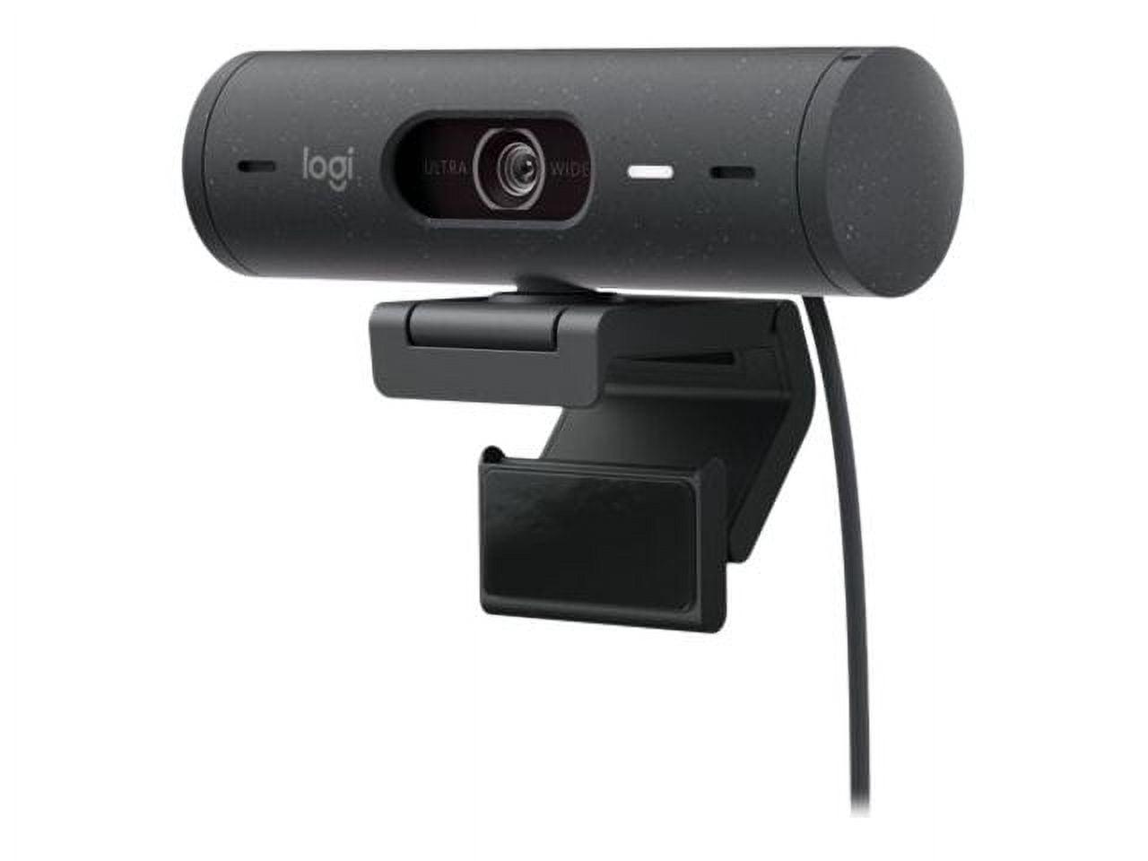 Logitech Brio 505 Full HD Webcam with Auto Light Correction, Auto-Framing, Show Mode, Dual Noise Reduction Mics, Privacy Shutter, Works with Microsoft Teams, Zoom, Google Meet