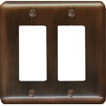 thumbnail image 1 of Atron Electro Industries Elite Antique Copper Double Rocker Wall Plate, 1 of 1