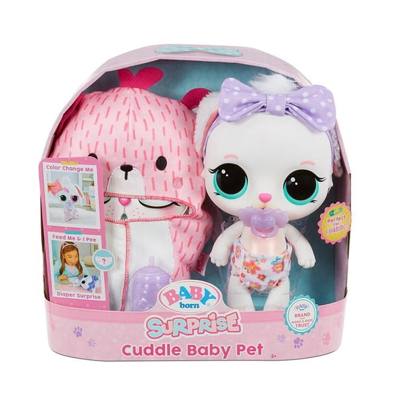 BABY born Surprise Cuddle Baby Pet – Bunny Really Drinks & Pees