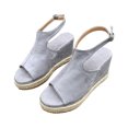 thumbnail image 5 of LSLJS Chaussures Compensées pour Femmes, Sandales Décontractées d'Été pour Dames et Femmes à Semelles Épaisses à Bout Ouvert, 5 of 5