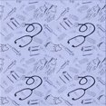 thumbnail image 1 of Ahgly Company Machine Washable Indoor Square Transitional Heavenly Blue Area Rugs, 5' Square, 1 of 7